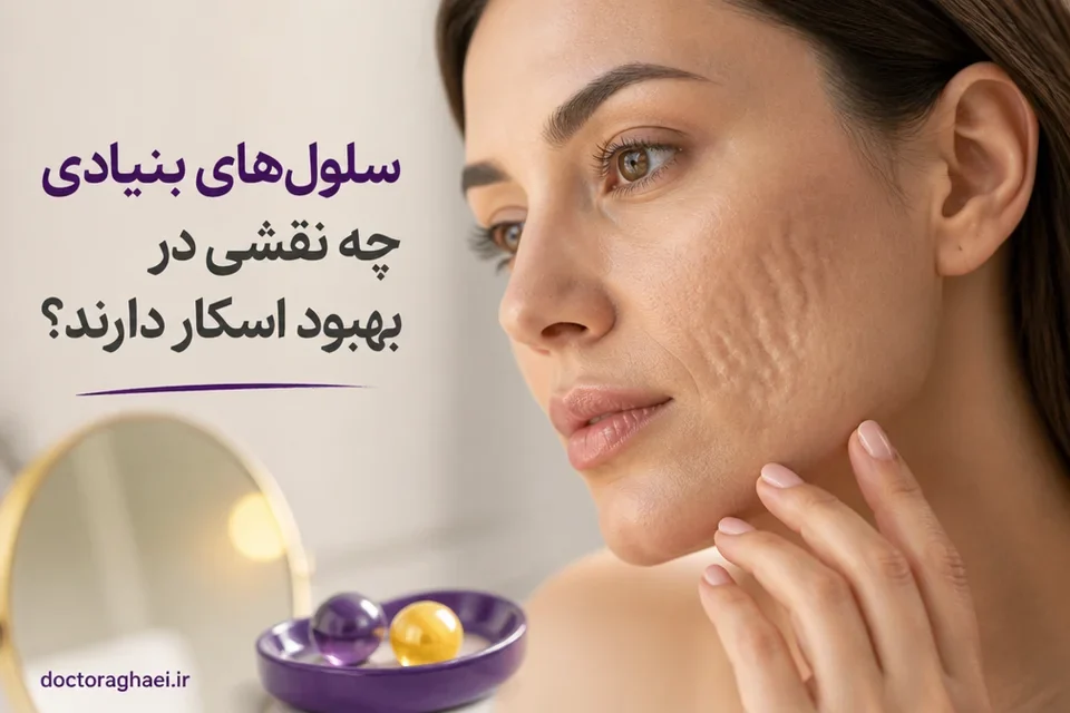 بررسی بافت اسکار و ترمیم تدریجی پوست